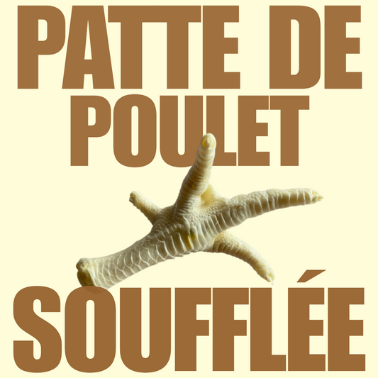 Patte de poulet soufflée